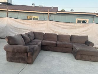 Chocolate sectional sofa couch
