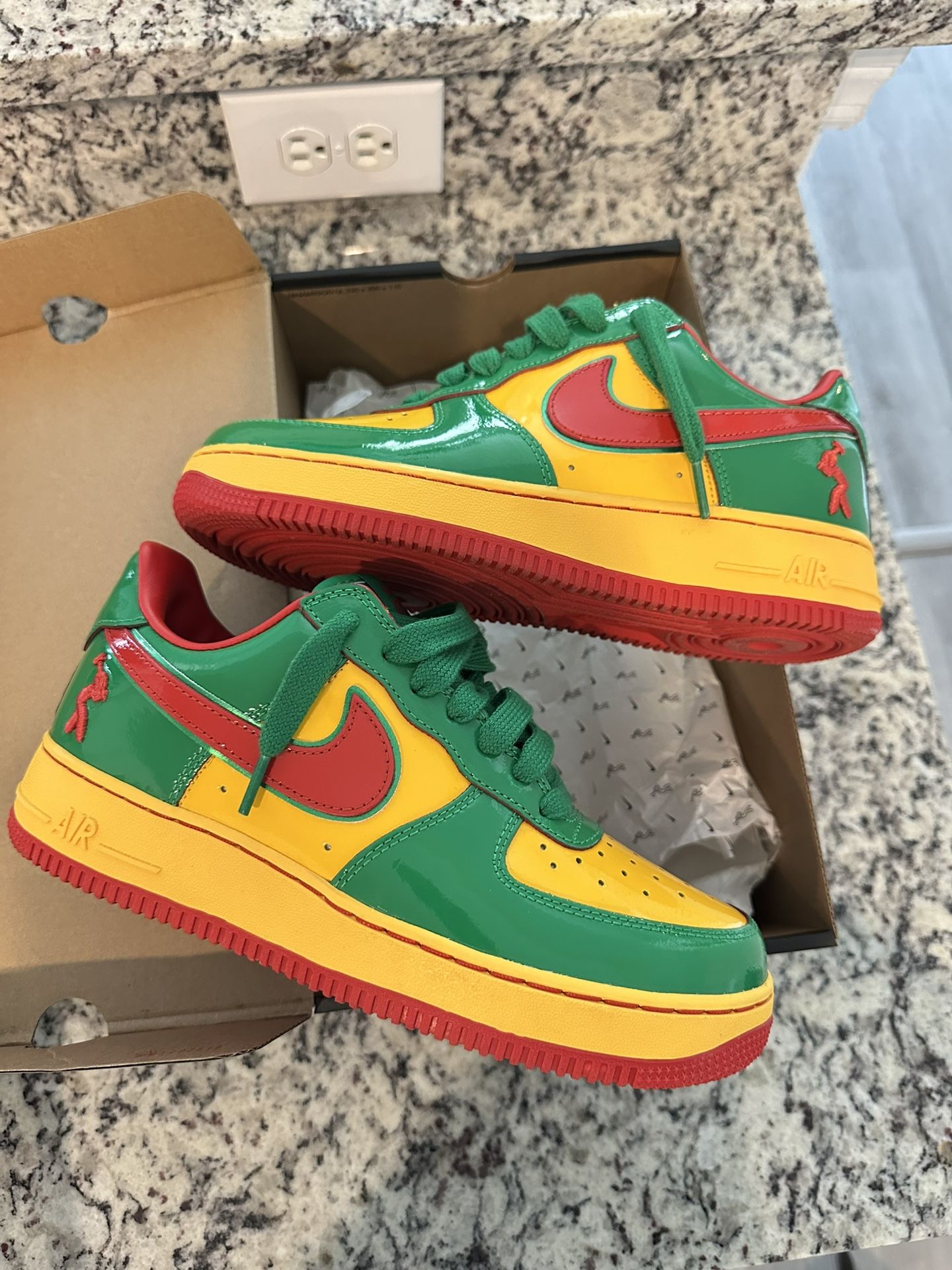 Nike Lil Yachty x Air Force 1 Low Concrete Boys - Lucky Green - Size 7 Mens
