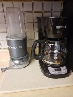 Coffe Maker and NutriBullet