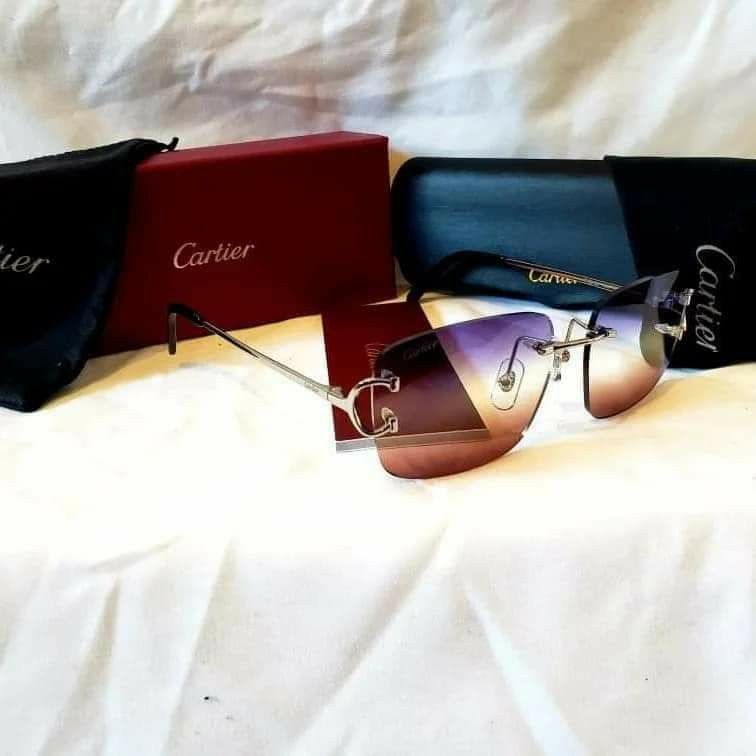 Designer Frames Cartier Glasses(Purple Coffee)