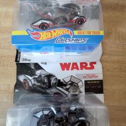 Star Wars Hot Wheels Cars First Order Tie Fighters