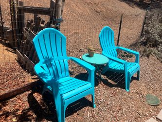 Adirondack style chair set