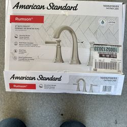 American Standard Rumson 8 in. Widespread 2-Handle Bathroom Faucet in Brushed Nickel