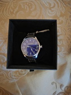 Vince camuto aldo blue face men's watch
