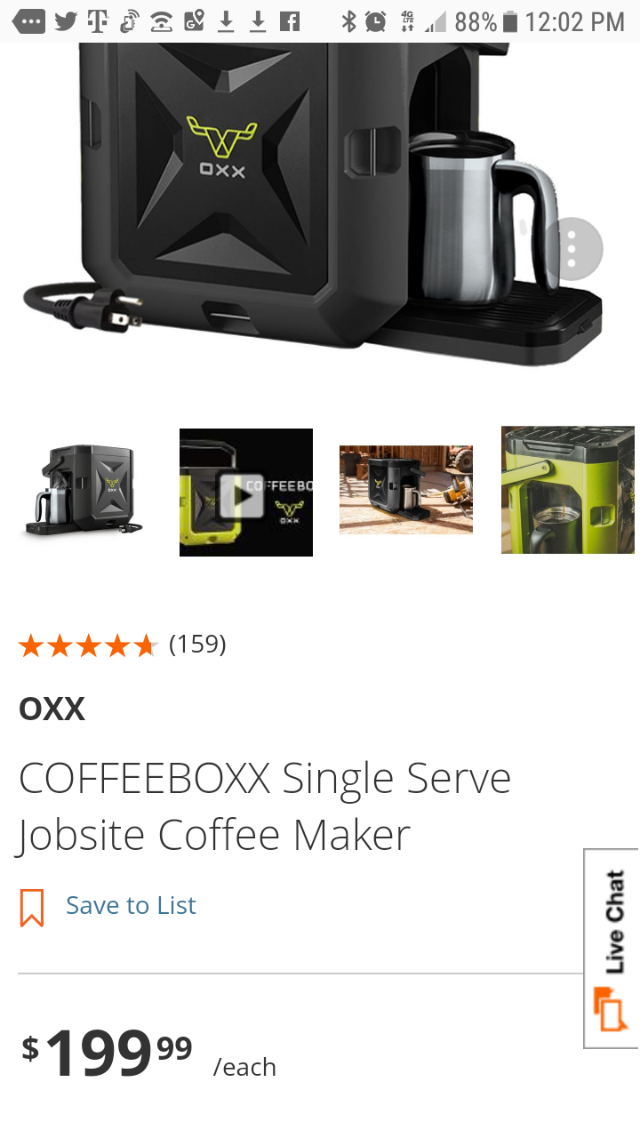 Oxx coffeeboxx coffee maker