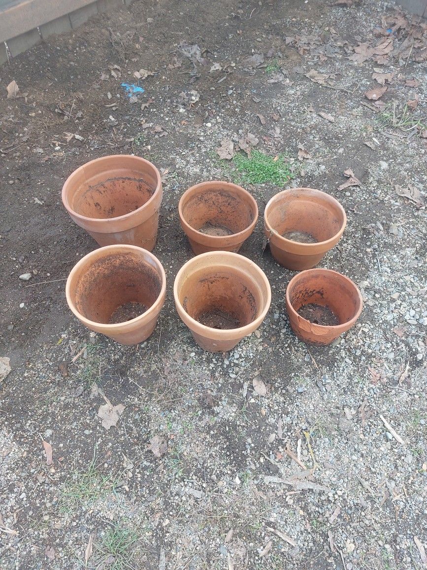 Small Clay Pots