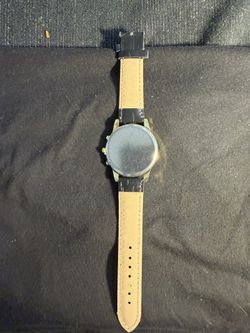 Geneva Men Gold Quartz Watch
