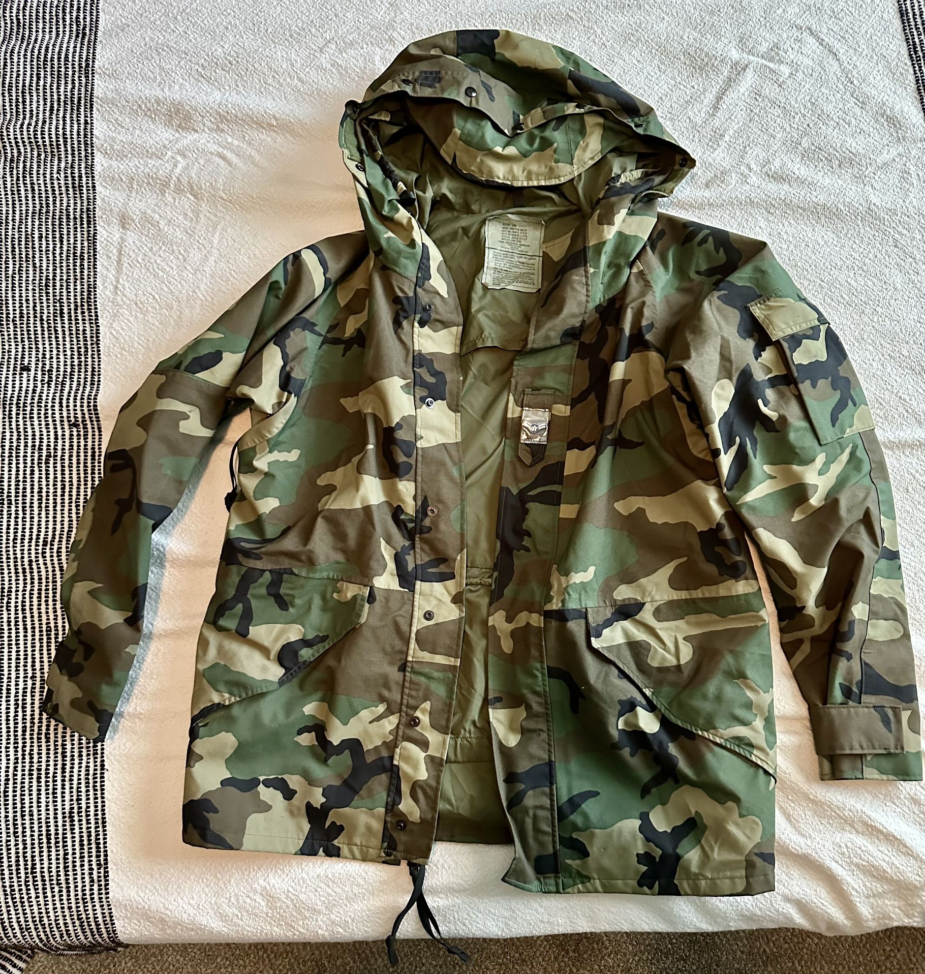 Army Camouflage Parka Jacket 