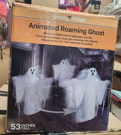 Spooky Village Animated Roaming Ghost