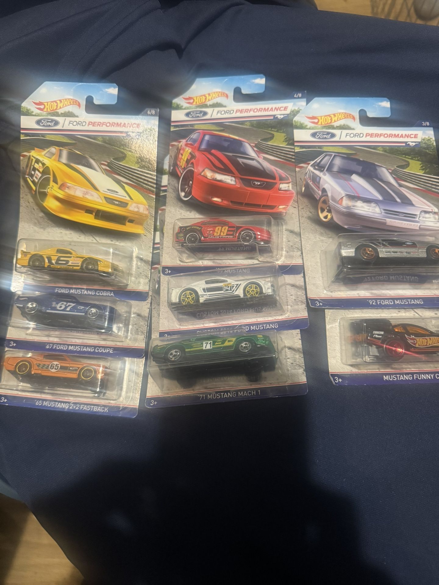 2015 Hot Wheels Ford Performance Mustangs Exclusive Complete Set Of 8