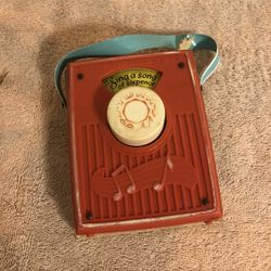 Vintage 1967 Fisher Price Sing A Song Of Sixpence Radio #775 Works