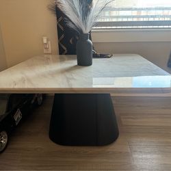 Marble coffee table