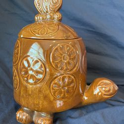 Vintage McCoy Turtle Cookie Jar