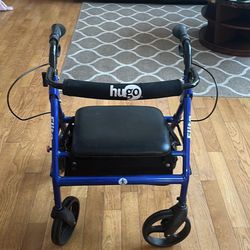 Hugo Elite Rolling Walker With Seat