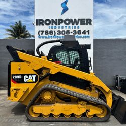 2018 Caterpillar 299D2 Skid Steer Loader- High Flow-Enclosed Cab A/C & heater