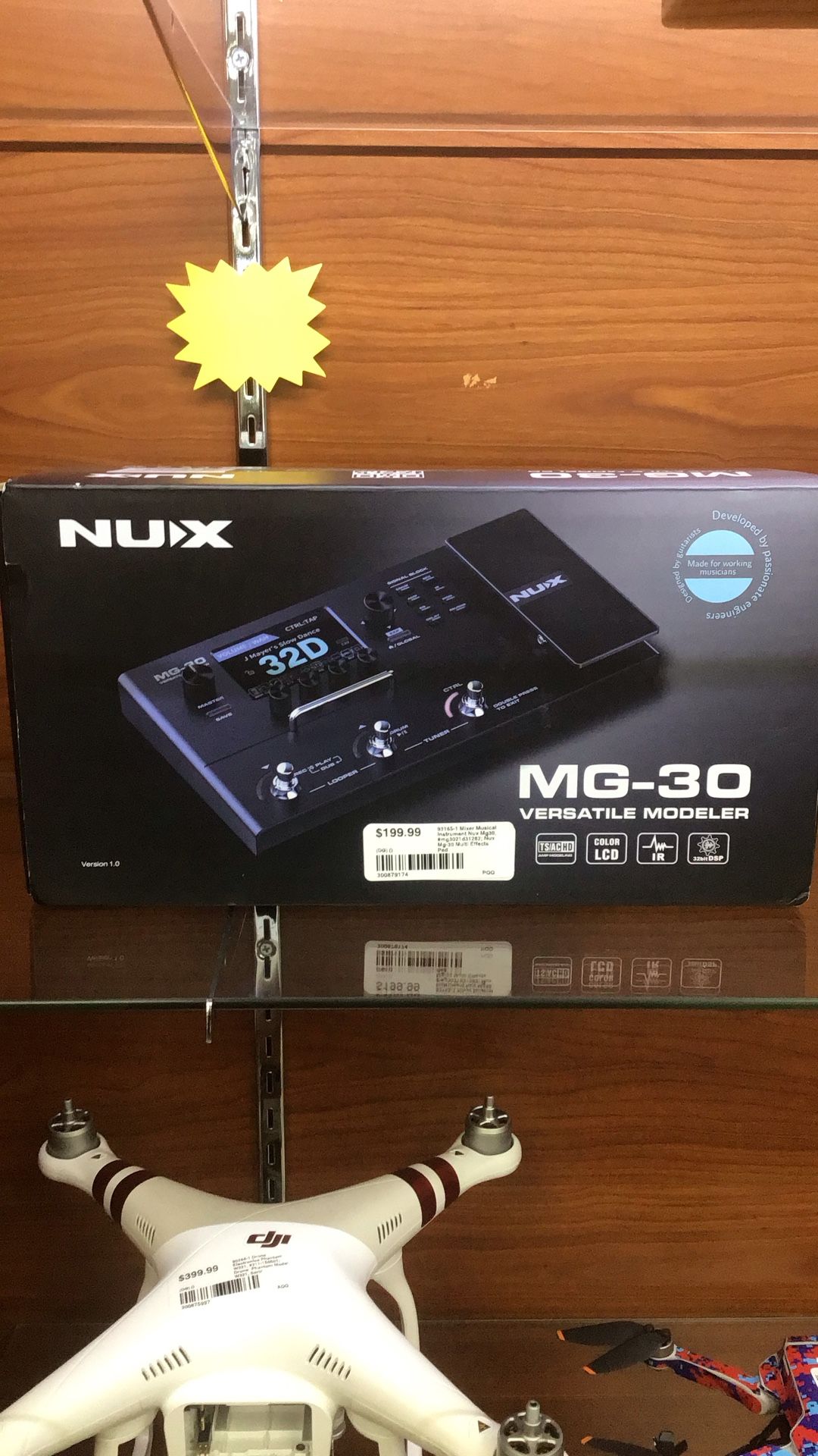 NUX MG30 Versatile Modeler Multi Effects Pad