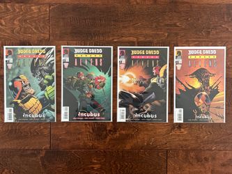 Dark Horse Judge Dredd Versus Aliens Incubus #1 2 3 4 Complete 1-4 Series 2000AD