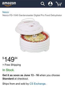 FD-1040 Gardenmaster Digital Pro Food Dehydrator