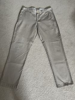Men’s J. Crew Tan Chino Pant a size 36 X 34 100% Cotton