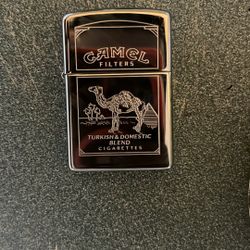 Vintage Camel lighter And Case 