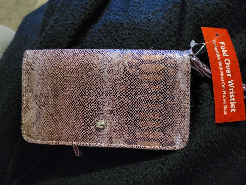 Wristlet Wallet, Pink