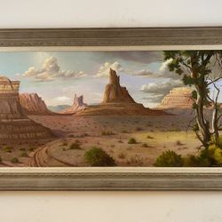 Oil on wood panel Painting By Maurice green (1982)