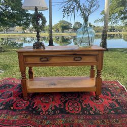 Rustic Farmhouse Console Table