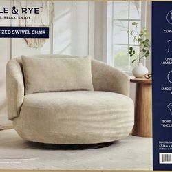 Oversized Swivel Chair 