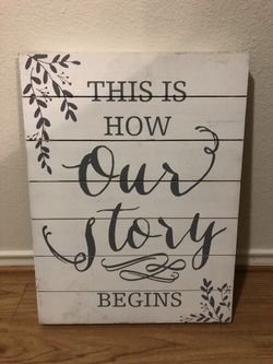 Wedding sign