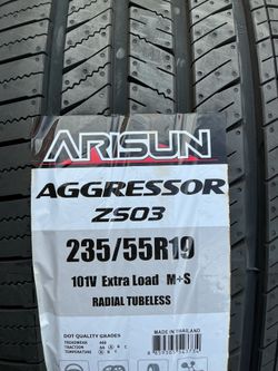 235 55 19 Arisun aggressor