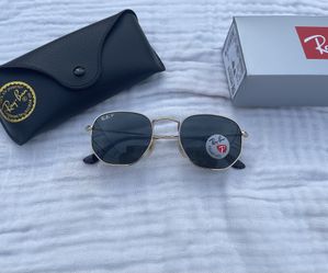 Polarized Lenses Hexagon 3548 Never Used Sunglasses Rayban