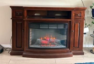 Electric Fireplace TV Stand