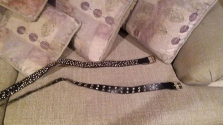 Studded womens belts