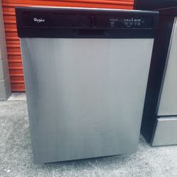 Dishwasher Stainless Steel Whirlpool! Works Perfectly! Delivery Available! Warranty Included!