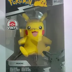Pokemon Select Deluxe Vinyl Pikachu Figure – 8 Inch – Jazwares – New