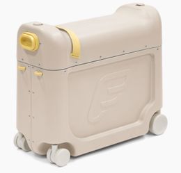 Stokke JetKids BedBox V4, Moonglow White - Ride-On Suitcase for Kids - Brand New In Box!