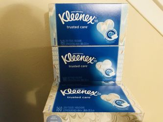 Kleenex $1.25 each 160 counts