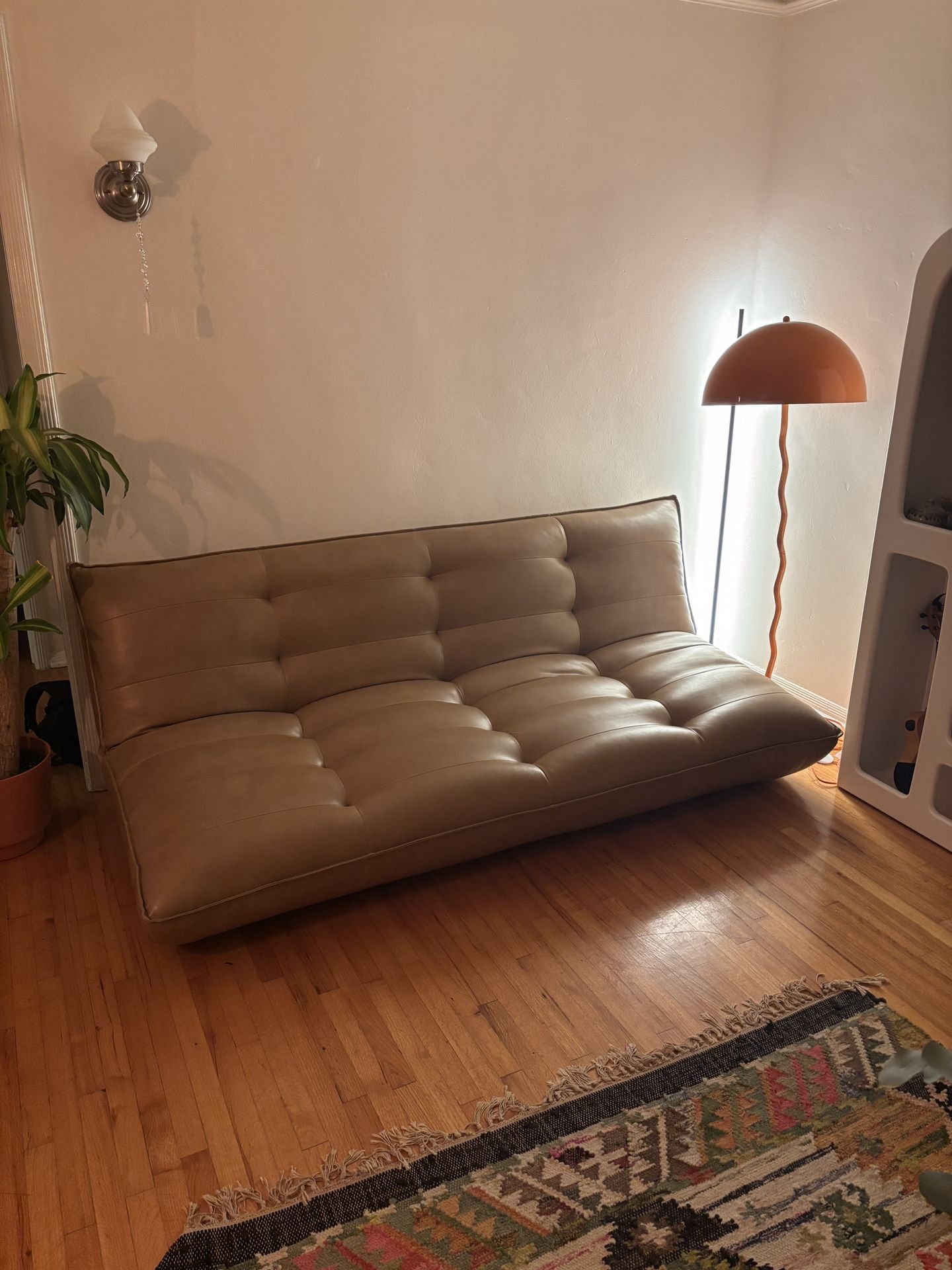 Recycled Leather Greta Sleeper Sofa (Urban Outfitters)