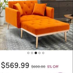 Orange Furniture Green Furniture Blue Furniture Accent Chair With Ottoman Wingback Chair With Ottoman Vintage Style Furniture Chesterfield Tuft Chair 