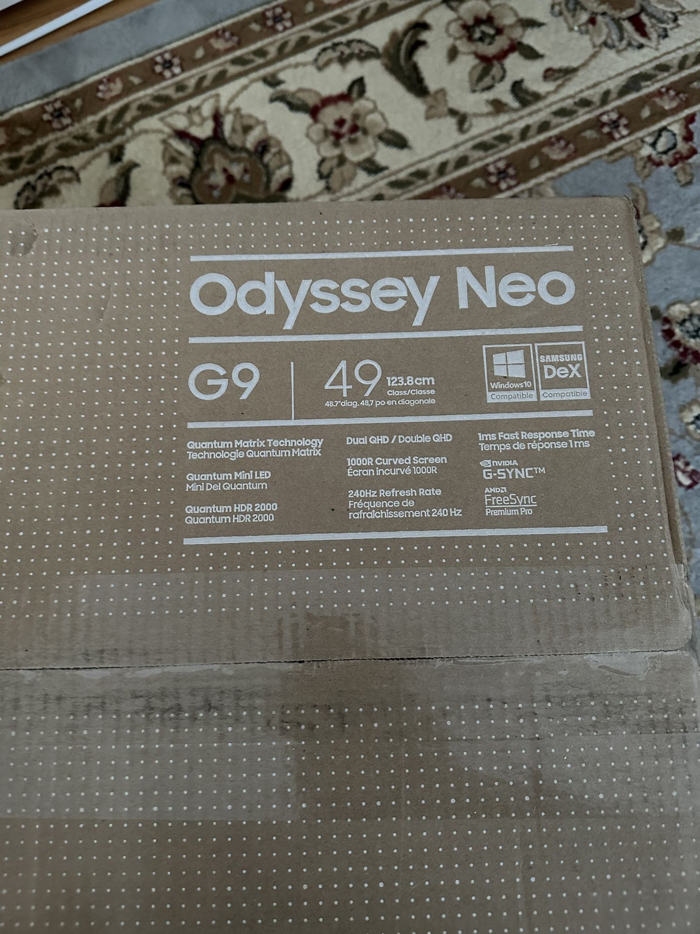 Brand New 49" Odyssey Neo G9 DQHD 240Hz 1ms G-Sync Quantum HDR2000 Curved Gaming Monitor