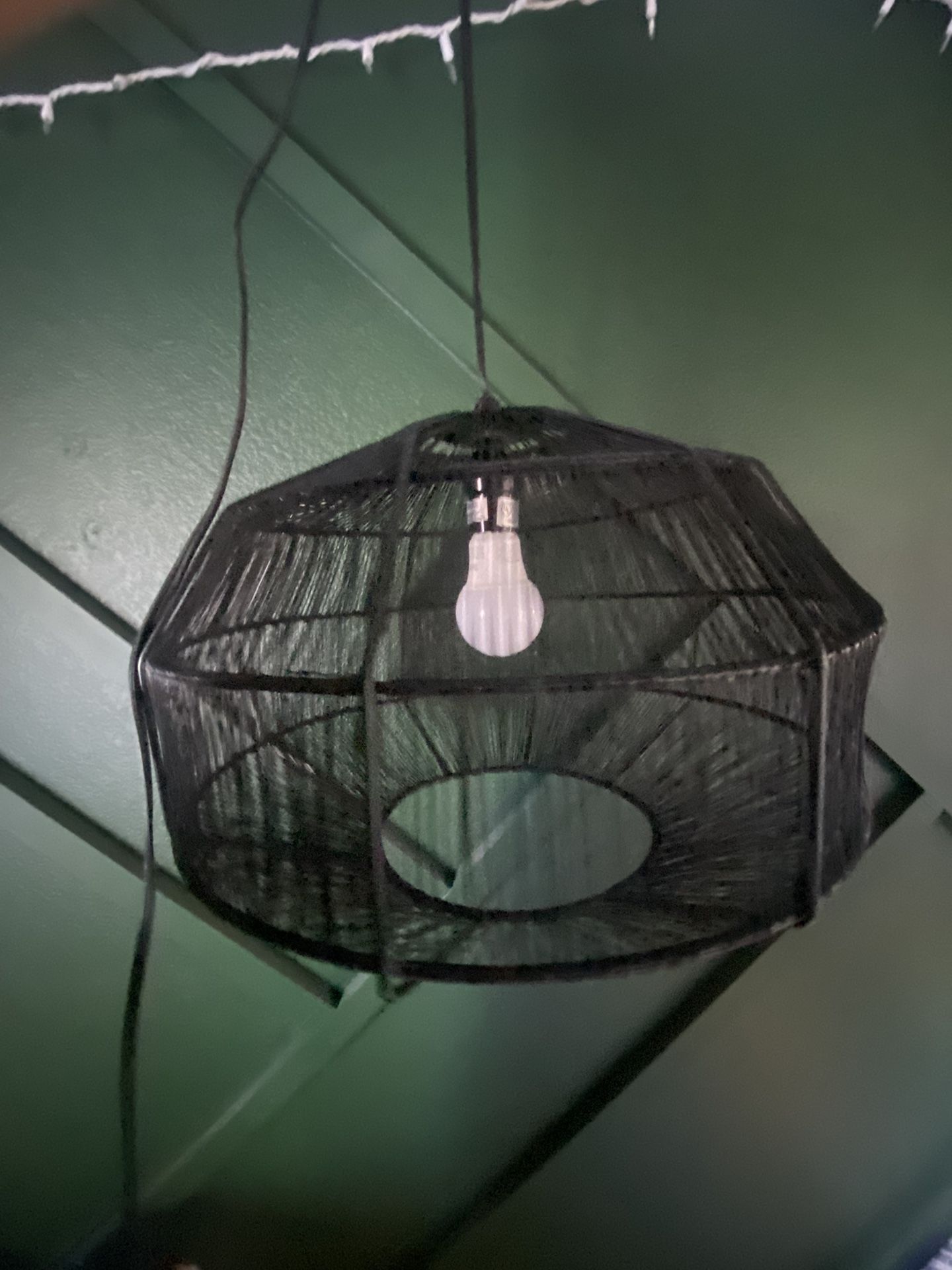 Brand New Lamp/corded Ceiling Light