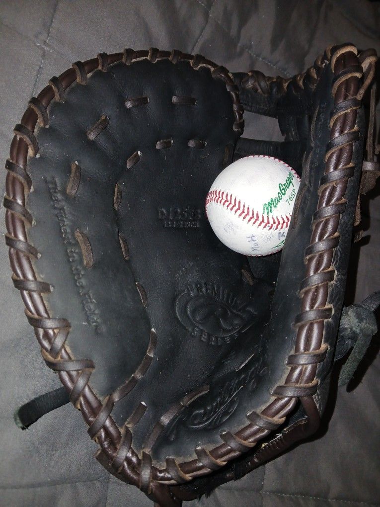 RAWLINGS LEFT HANDED -12 -1/2 INCH FIRST BASEMEN GLOVE