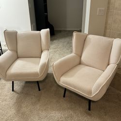 Beige Chair Set