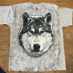 Men’s / Women’s Liquid Blue Wolf Gray Crewneck Shirt size L In Great Condition
