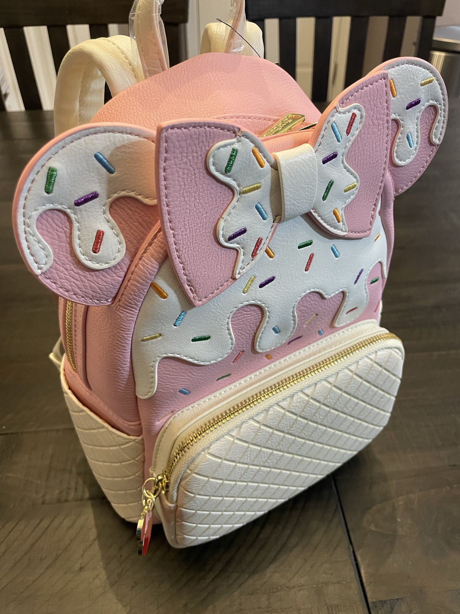 Disney Minnie Mouse Strawberry Sundae Mini Backpack - Pink a la Mode 