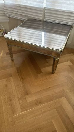 Horchow antique Mirror Square Cocktail Table