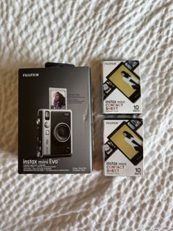 Fujifilm Instax Mini Evo Instant Film Camera BRAND NEW