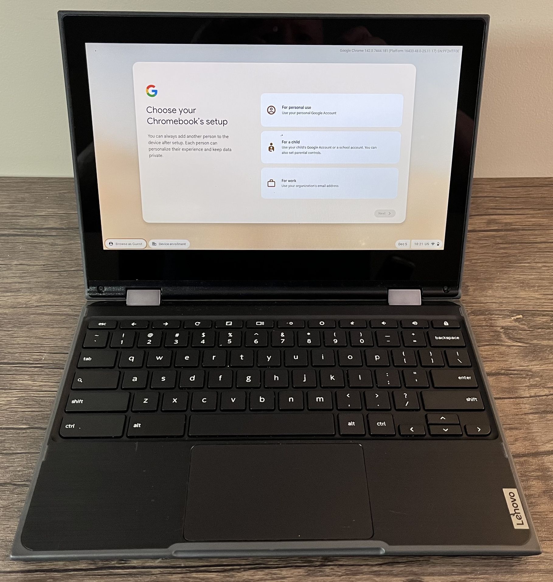 Lenovo 300e Chromebook 2nd Gen 11.6" Touch|4GB RAM| 32GB eMMC|