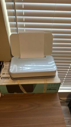 HP Tango X Smart Wireless Printer with Indigo Linen Cover – Mobile Remote Print, Scan, Copy, Instant Ink, Works with Alexa (3DP64A)