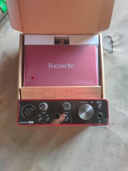 Focusrite 3rd generation interface new in box $30 each